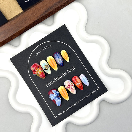 Handmade Artistic Nail Art: Say goodbye to waiting in the salon and have exquisite fingertips in 3 minutes