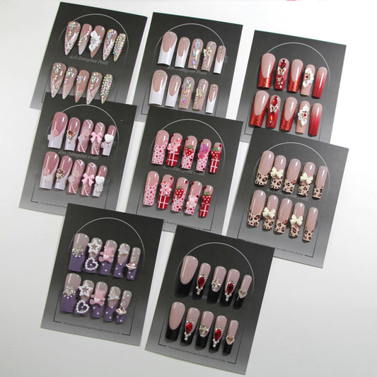 Unlock infinite possibilities at your fingertips! The 8-piece long manicure set will make you the center of attention in seconds!