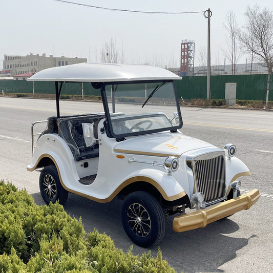 2/4-Seater Brand-New Custom | High-Quality Electric Golf Cart | Stylish Color Electric Golf Cart | Retro Classic Electric Golf Cart