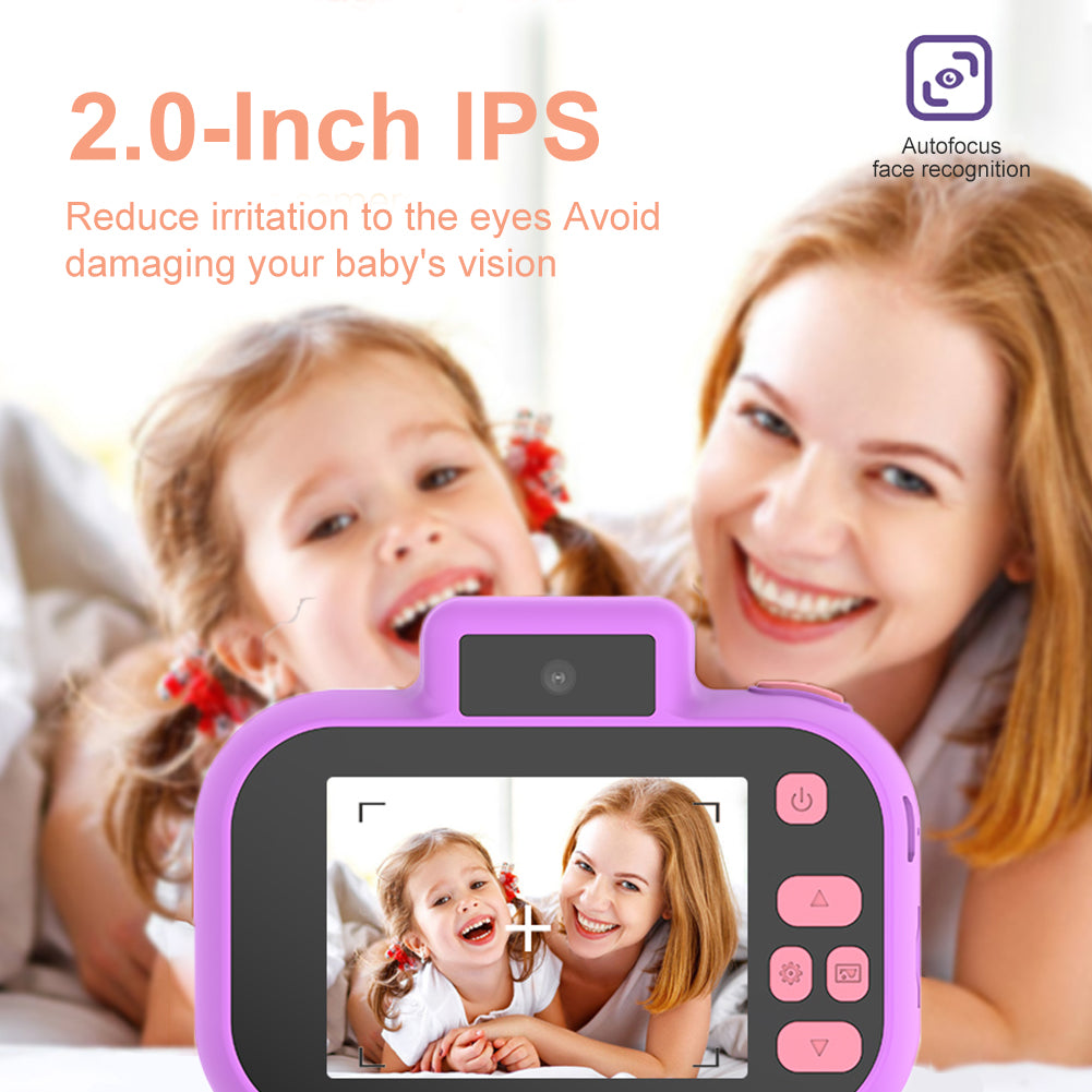 Toddler Camera with Lanyard Digital Video USB Charging for Children Party Gifts