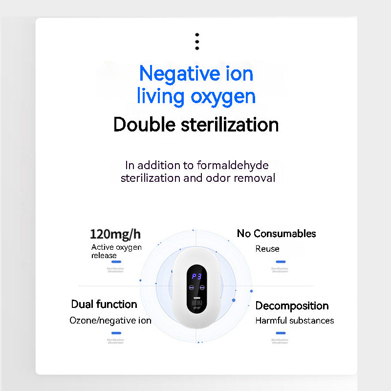 Elektronischer Lufterfrischer | Ozon-Sterilisator | Sterilisation von Haushaltsdeodorants