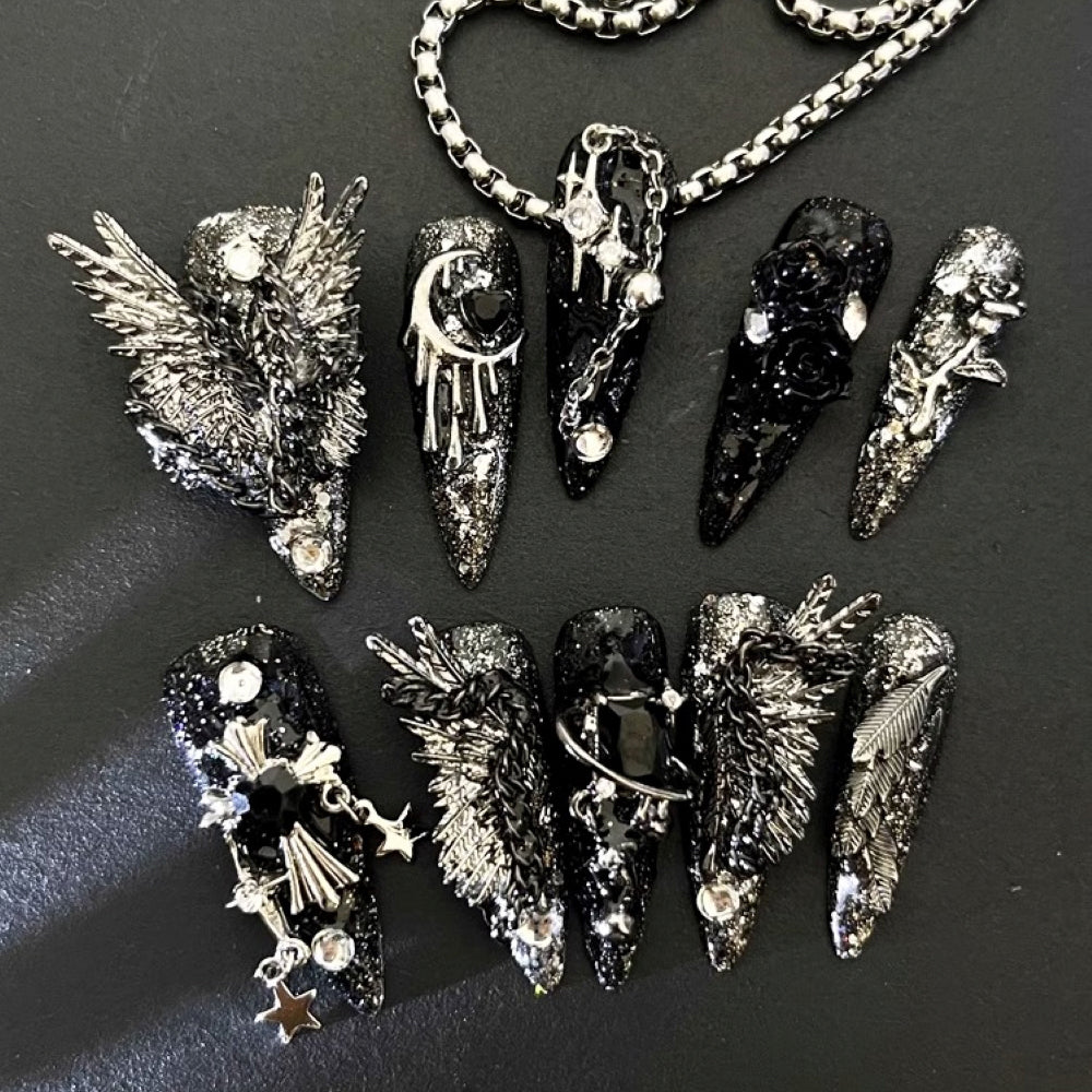 10 high-quality and super long handmade wearable armor, "Paradise Lost" niche style