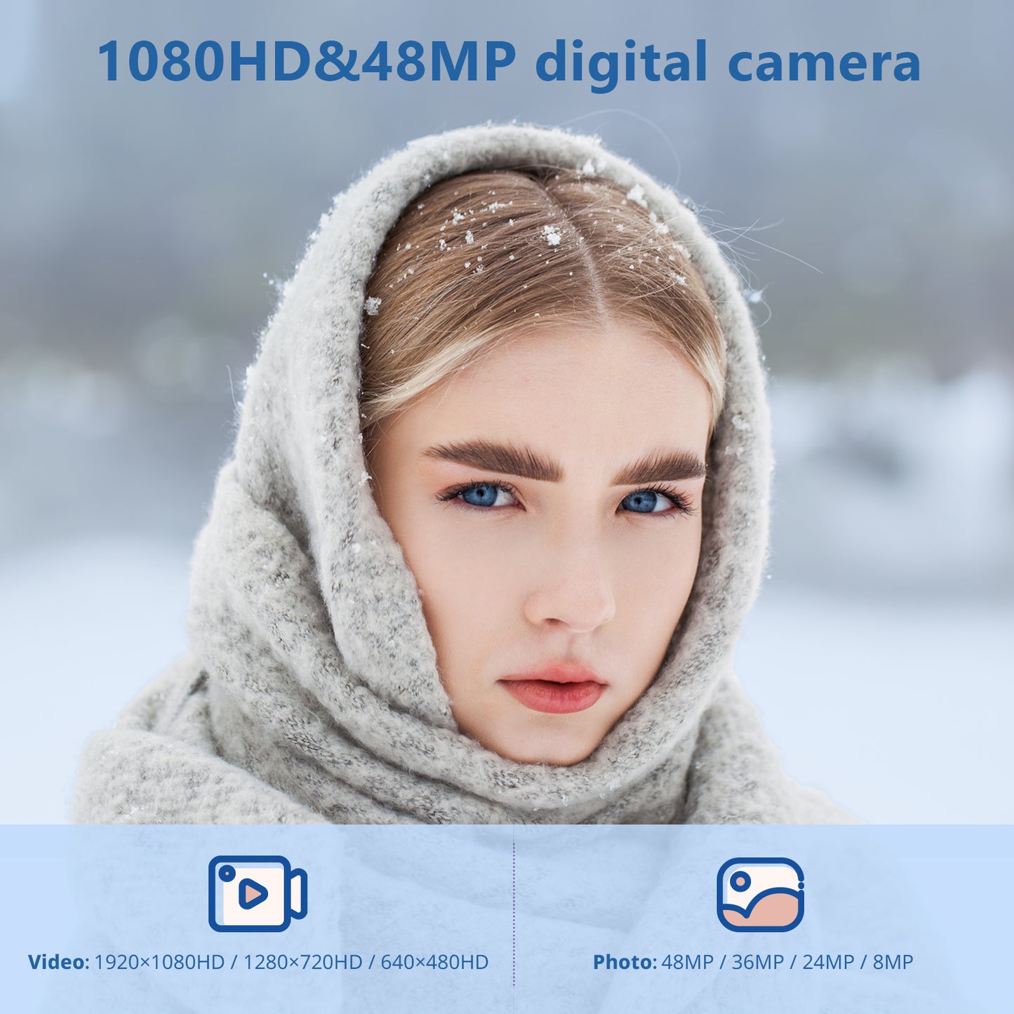 Mini High - Definition Digital Video Selfie Camera for Children's Photography Toys