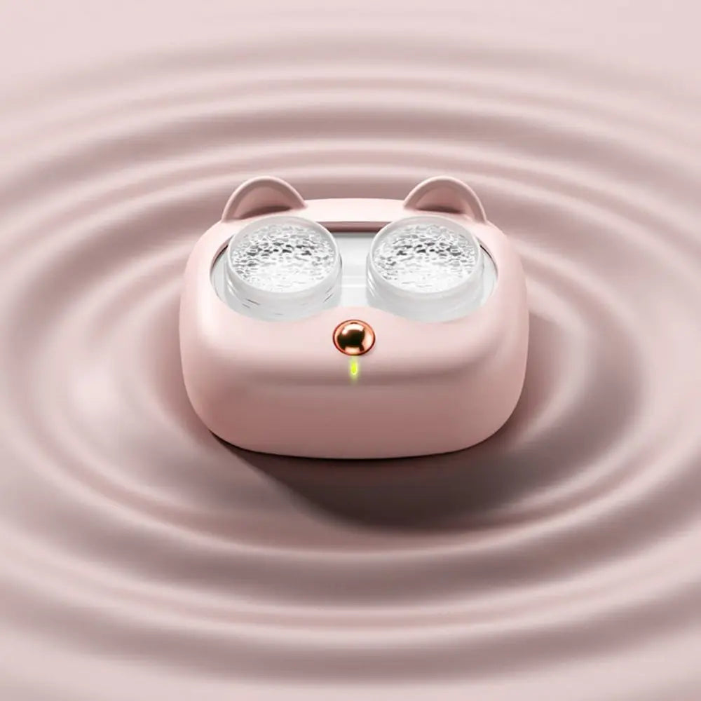 Contact Lenses Cleaner Portable Fully Automatic Protein Ultrasonic Cleaning Machine Contact Lenses Case with Removable Box