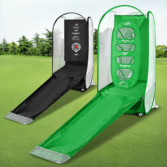 Golf Indoor & Outdoor Practice Net Hitting Cage Set | Portable Golf Training Kit