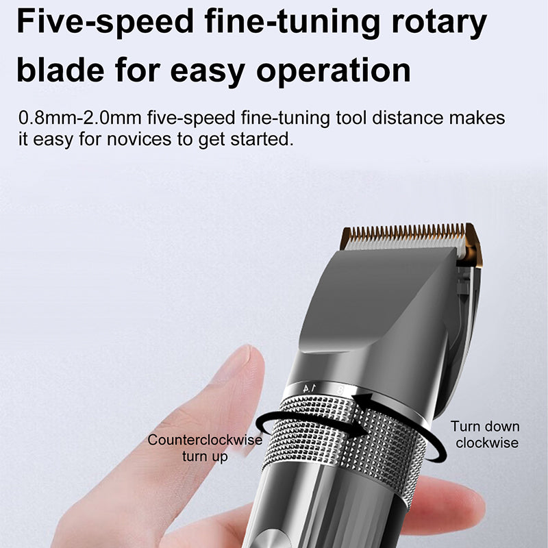 Pet Hair Clipper | Rechargeable Washable | Dog Cat Trimmer | Battery Display | Grooming Haircut | Low Noise Razor | Electric Clipper