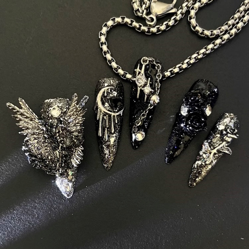 10 high-quality and super long handmade wearable armor, "Paradise Lost" niche style