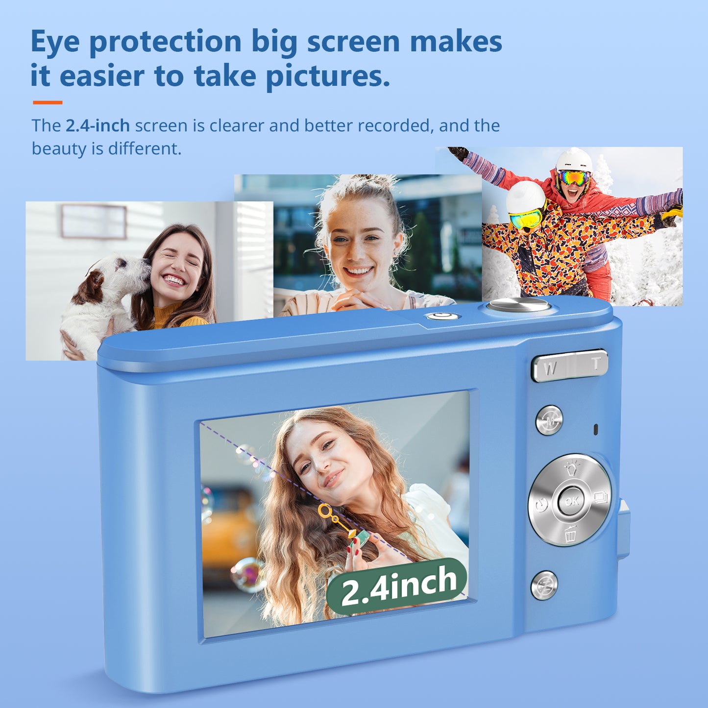 Mini High - Definition Digital Video Selfie Camera for Children's Photography Toys