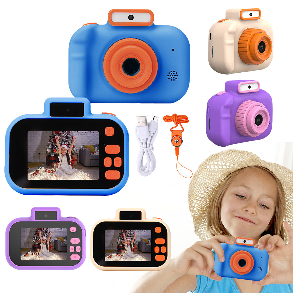 Toddler Camera with Lanyard Digital Video USB Charging for Children Party Gifts