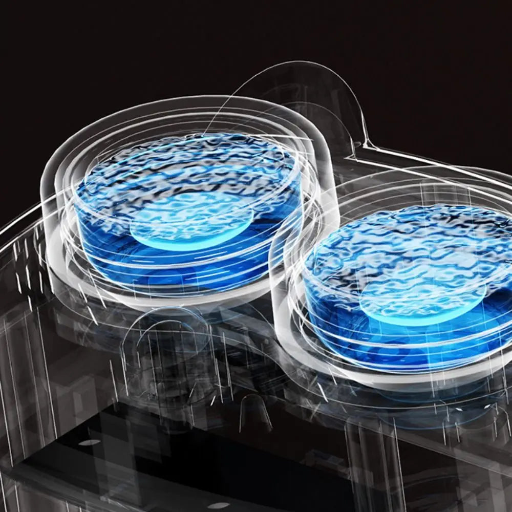 Contact Lenses Cleaner Portable Fully Automatic Protein Ultrasonic Cleaning Machine Contact Lenses Case with Removable Box