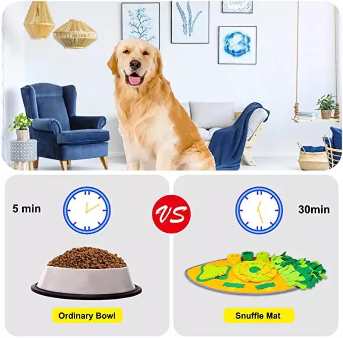 Pet Sniff Pad Flower Heart Radish Dog Sniff Pad Foraging Blanket