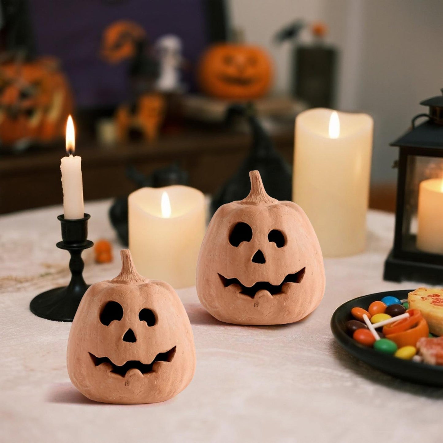 Halloween Pumpkin Lantern Light Up Pumpkin Decorations Halloween Decorations Home Props Party Supplies for Home Porch
