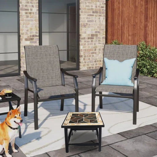 Mosaic - Collaged Stone Square Tea Table | A Creative Small Table to Add Color to the Space