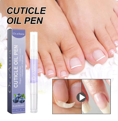 3ml Blueberry Nail Care Oil Repairs Hand Foot Nail Decay Thickened Soft