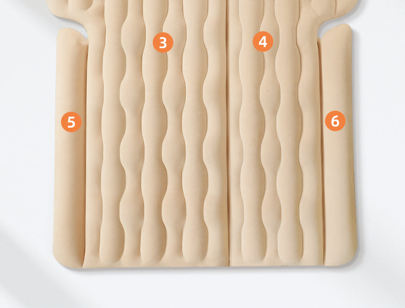 Inflatable Air Mattress | Thickened Flocking Car Sleeping Bed | Quick Pumping-up