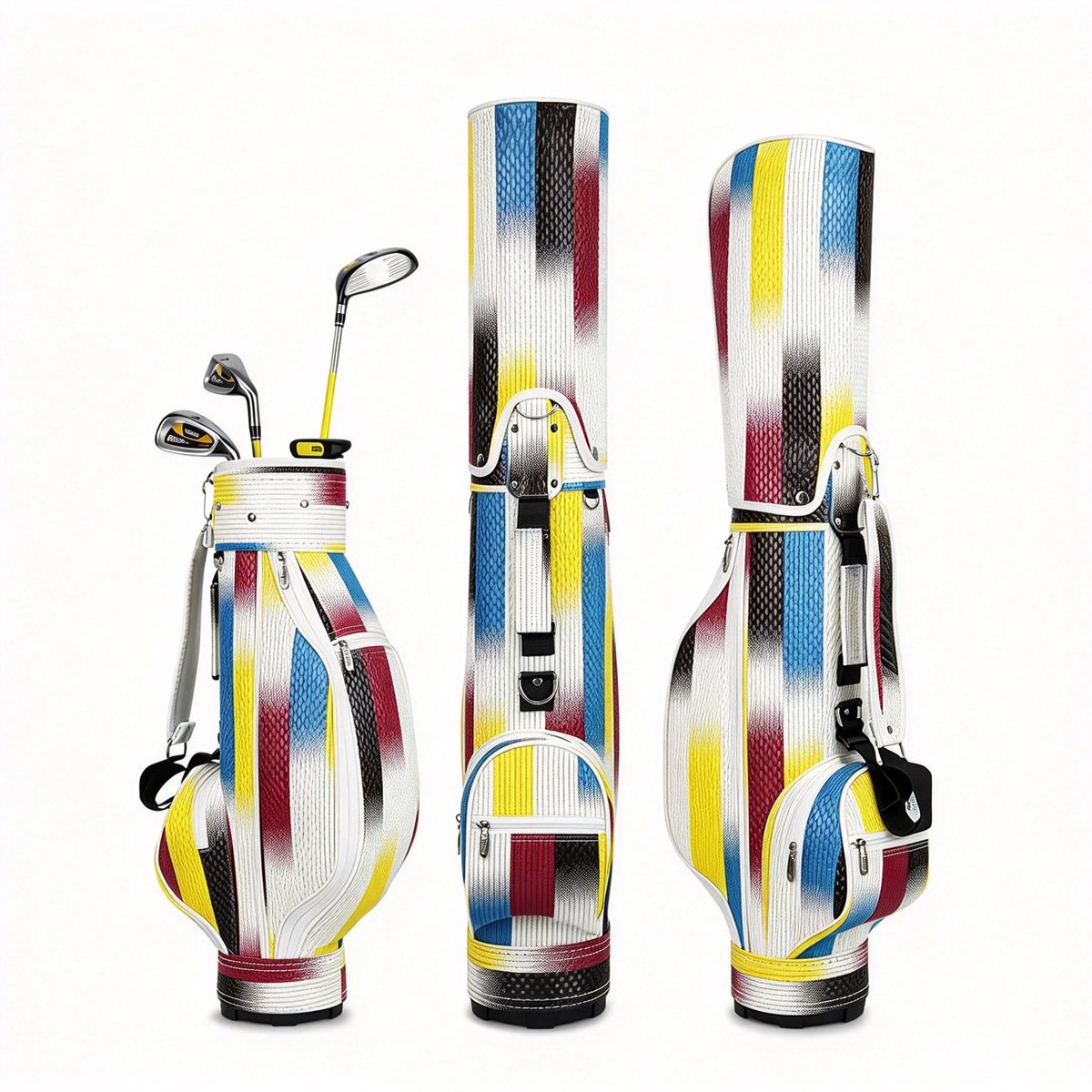 Customized Junior Boys' PU Carry Golf Staff Bag for Kids