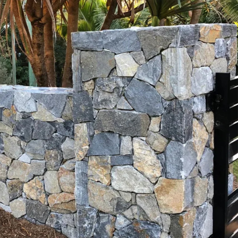 Loose stone cement pillars, gate stone pillars, outer wall stone pillars