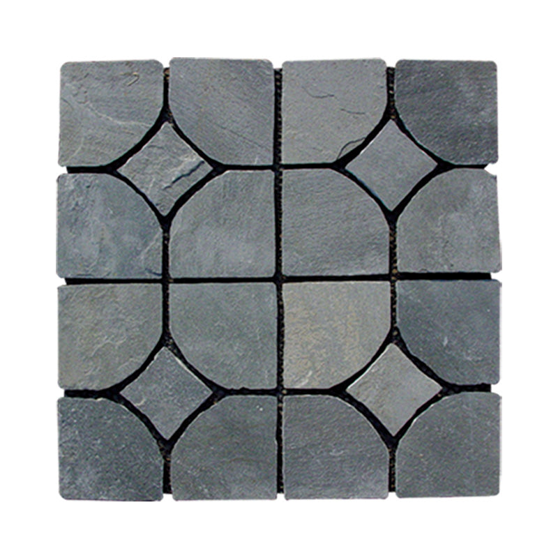 Ice-crack patterned irregular mesh cultural stone courtyard villa park paving tiles