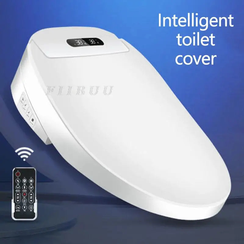 Multifunktionaler intelligenter Toilettensitzbezug, Toilettensitzdeckeltrocknung, Nachtlicht, Sitzheizung, intelligente Sofortheizung, Displaybildschirm