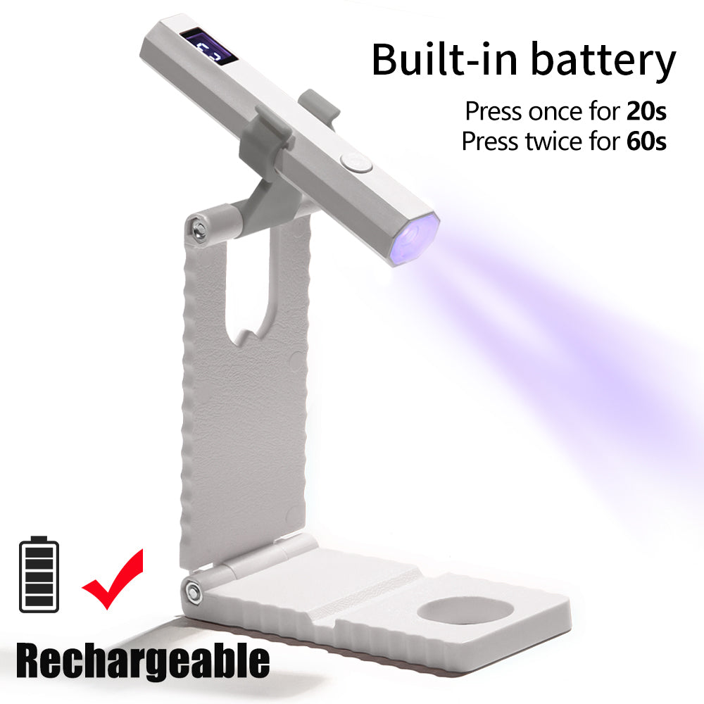 Mini Nail Lamp with LED Display Portable Mini UV Lamp