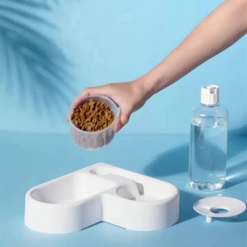 Automatic drinking water bowl for pets, moisture-proof cat and dog bowl, basic model