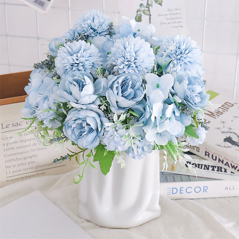 Beautiful artificial flowers silk peony flowers for use as vase bridal bouquet wedding