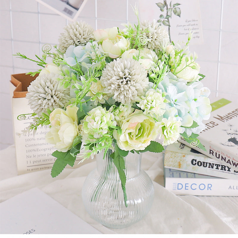 Beautiful artificial flowers silk peony flowers for use as vase bridal bouquet wedding