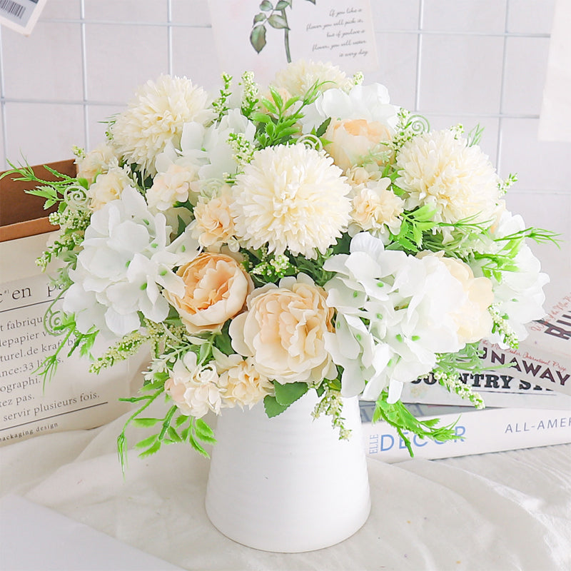 Beautiful artificial flowers silk peony flowers for use as vase bridal bouquet wedding