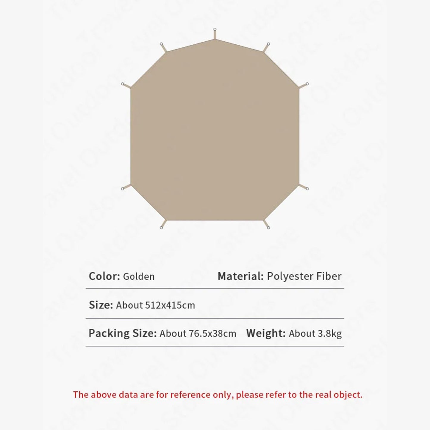 3-4 PERSON TENT 20㎡ Large Camping Tent | Tribal Pyramid Tent | Outdoor Windproof Family Tent Luxury Canopy