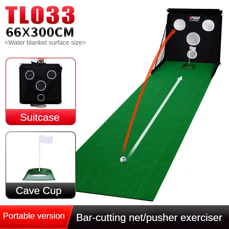 Golf Trainer Chipping Net Indoor Putting Mat Training Equipment and Supplies
