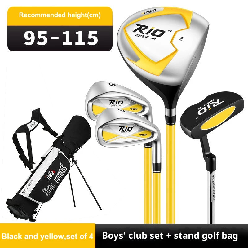 PGM Children's Golf Club Junior Boys Beginner Set Girls' Ball Bag Set Youth Graphite Shaft JRTG017