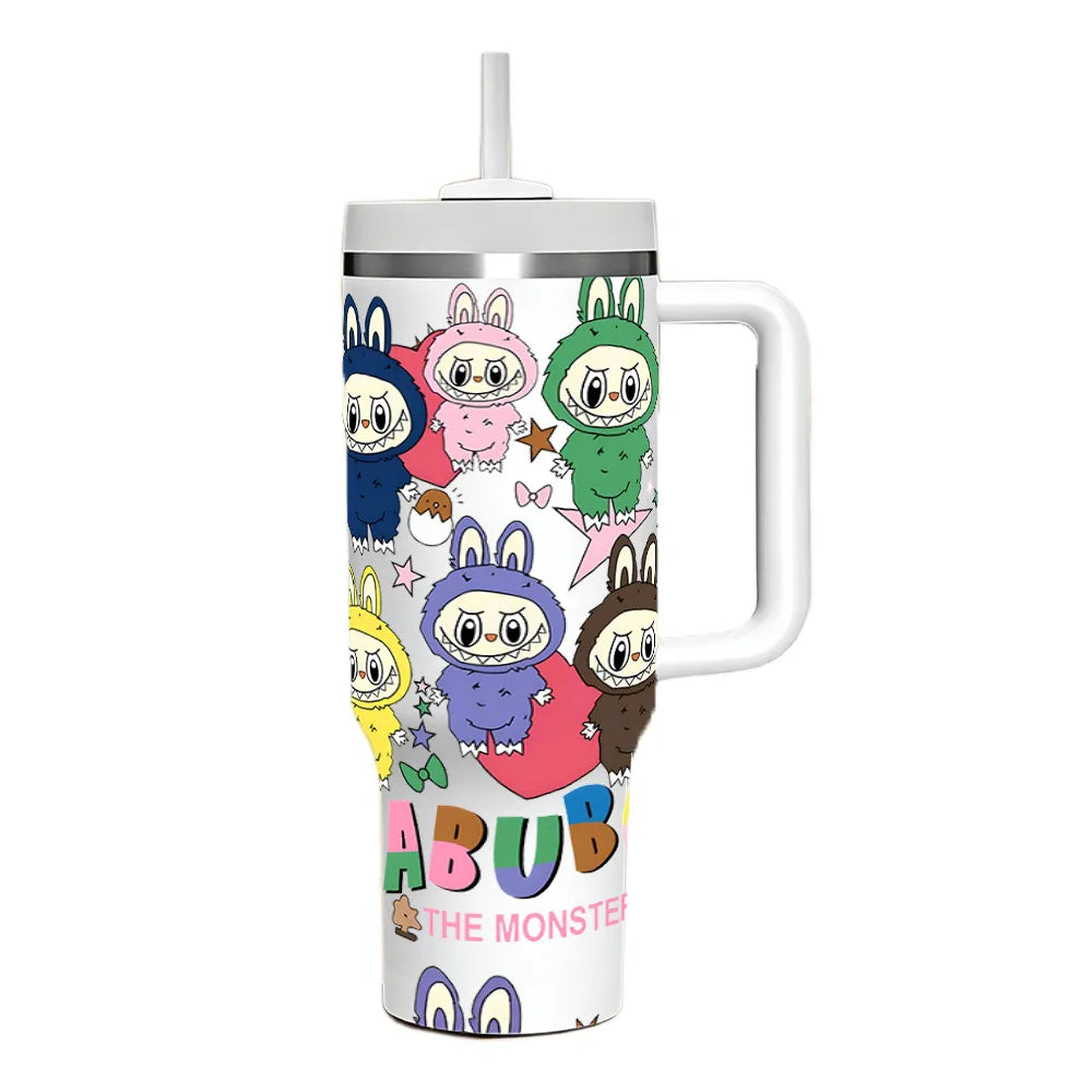 40oz Fairy-themed Insulated Car Tumbler - Ice & Heat Retaining Stainless Steel Cup