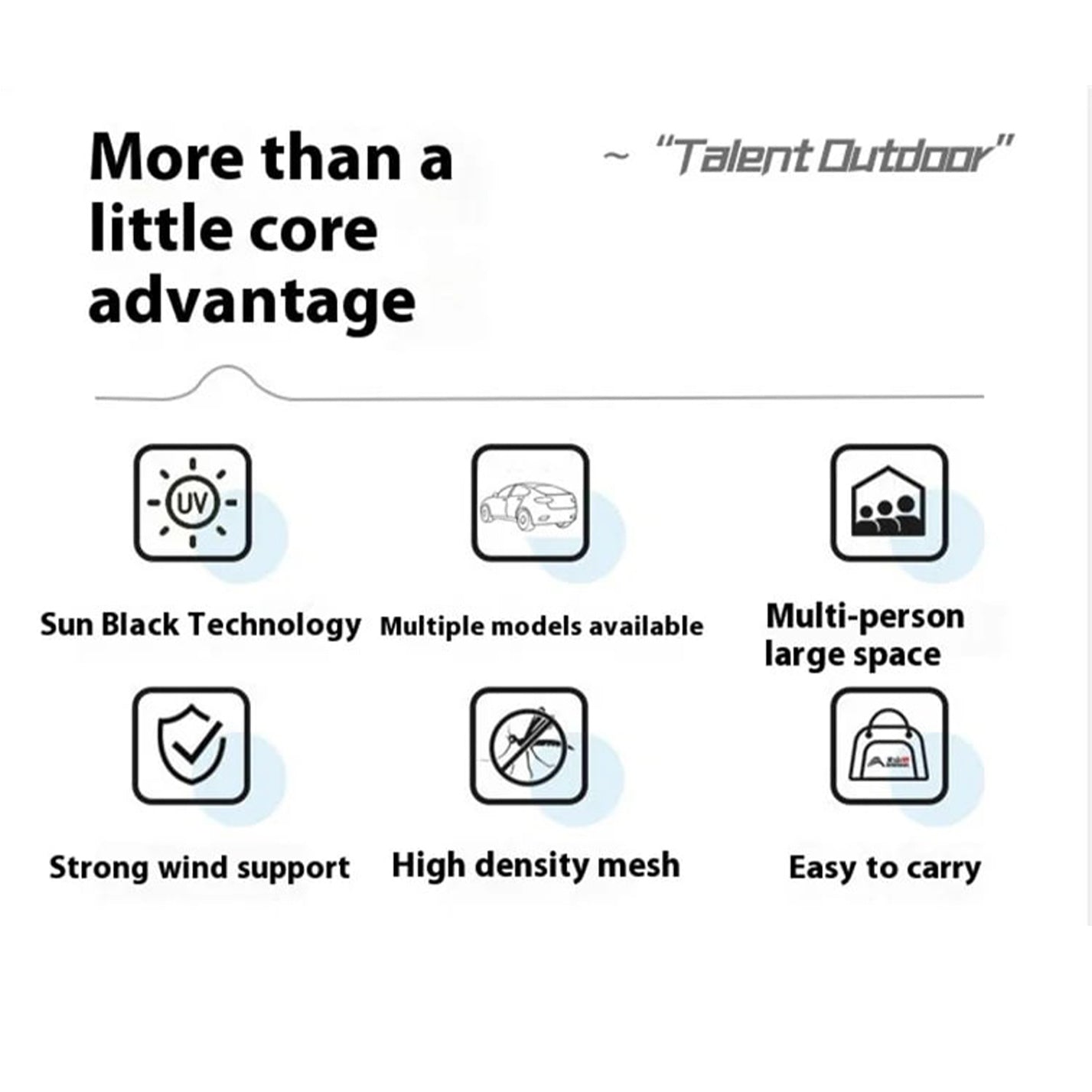 3-4 PERSON TENT Trunk Docking Tent | Portable Waterproof SUV Tail Tent | Dome Tent | Sunshade Tunnel Tent | Large Tent