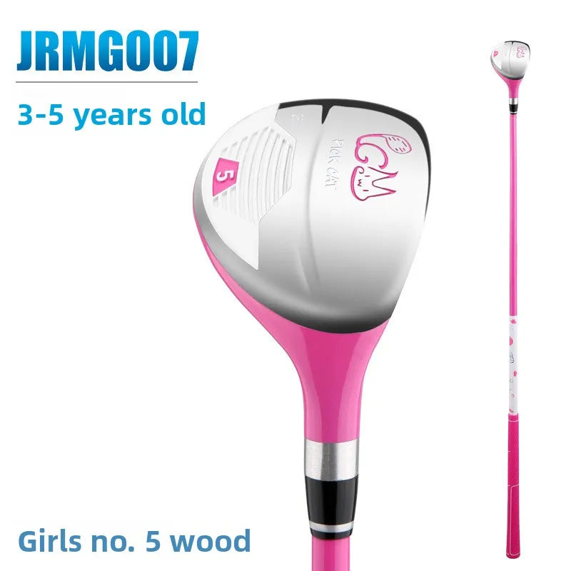 PGM Kids Golf Club Junior Wood Hybrid Club 312 Years Children Beginner Training Right Hand Golf Practice Club