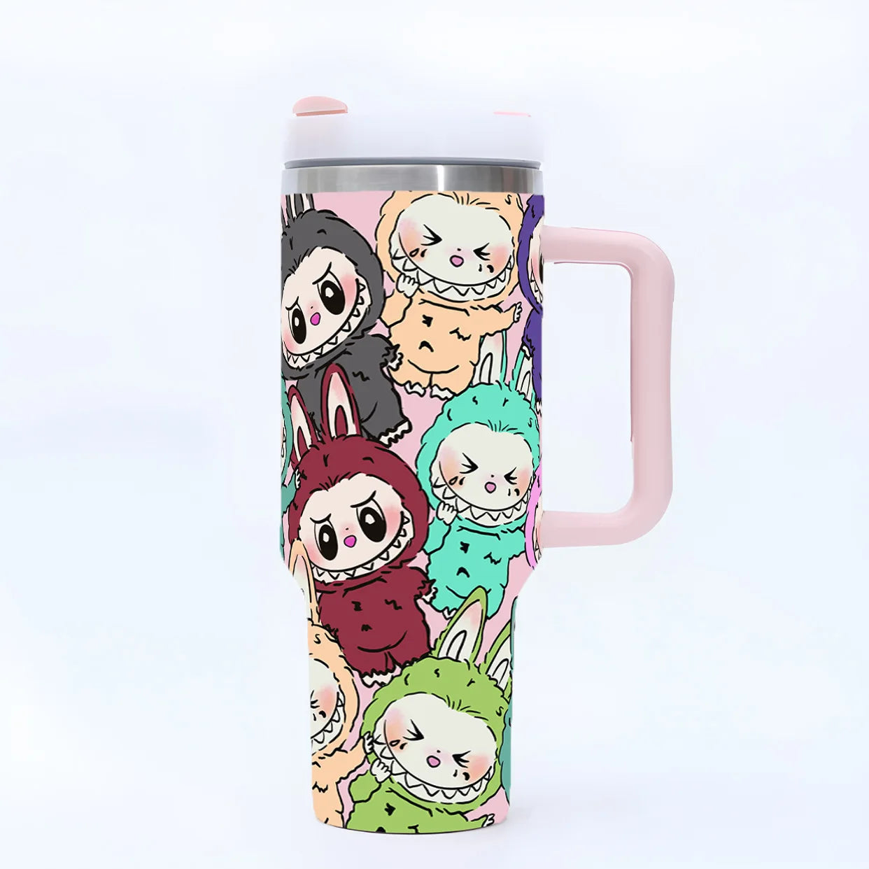 40oz Fairy-themed Insulated Car Tumbler - Ice & Heat Retaining Stainless Steel Cup