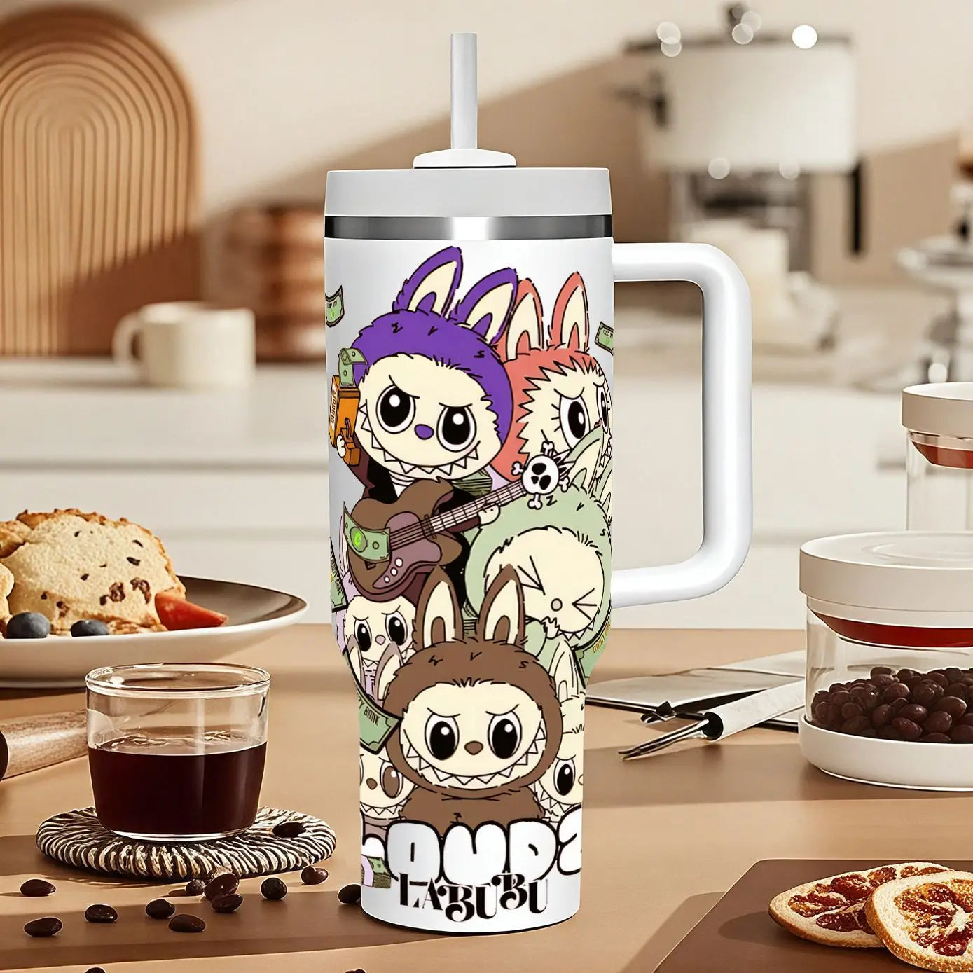 40oz Fairy-themed Insulated Car Tumbler - Ice & Heat Retaining Stainless Steel Cup