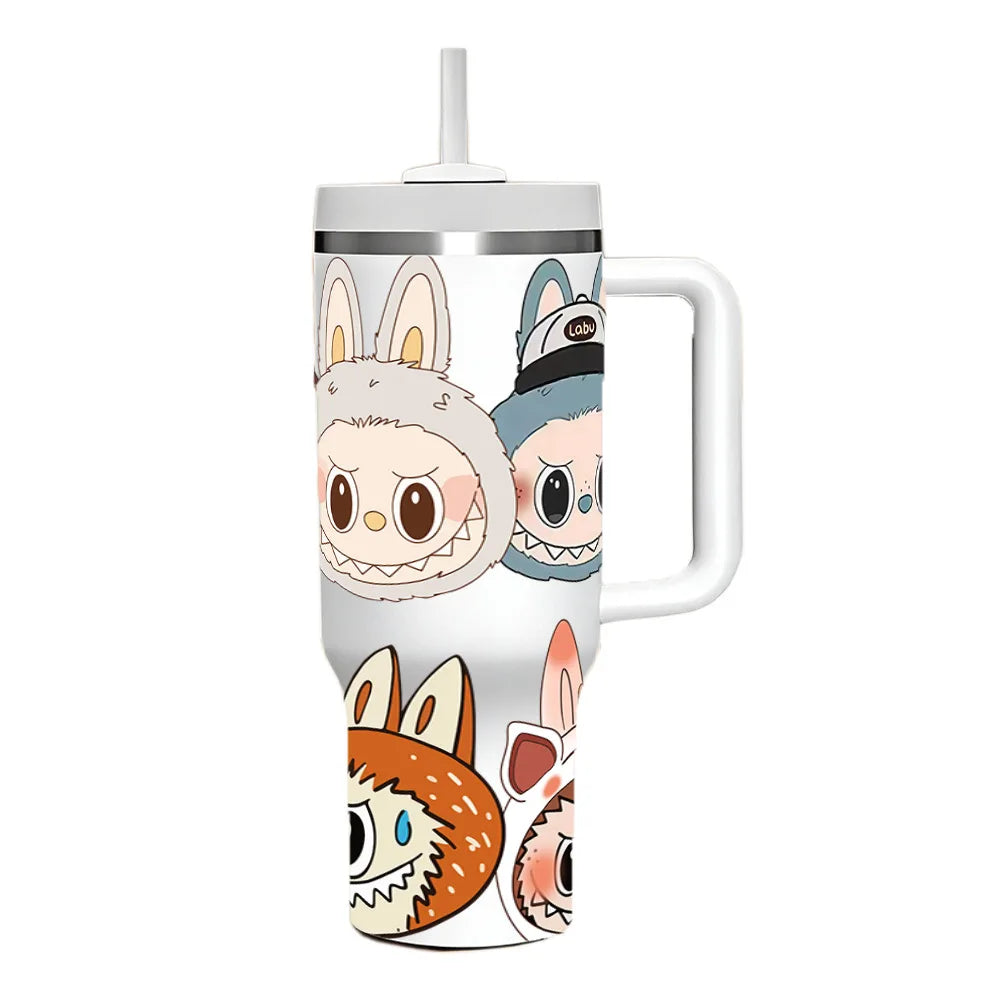 40oz Fairy-themed Insulated Car Tumbler - Ice & Heat Retaining Stainless Steel Cup