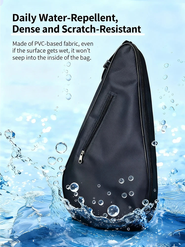 Jusenda Racket Bag, Peak Racket Cover, Wear-Resistant, Waterproof, Thickened Multi-Functional Design, Lightweight Tennis Bag