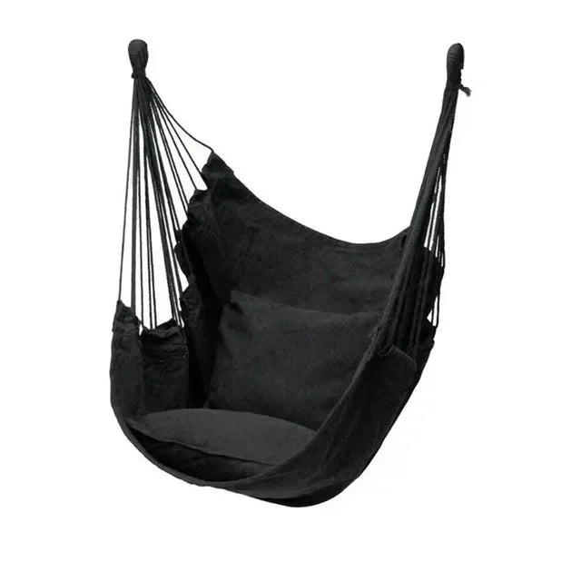 1pc Folding Hammock | Anti Rollover And Anti Slip | Outdoor Hammock Chair | Canvas Leisure Swing Chair