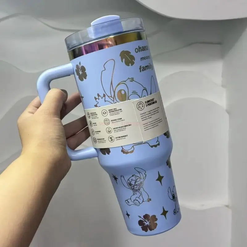 New Cute 40oz Stainless Steel Insulated Cup 1180ml 304 Stainless Steel Vacuum Insulated Car Coffee Cup Sports Outdoor Travel