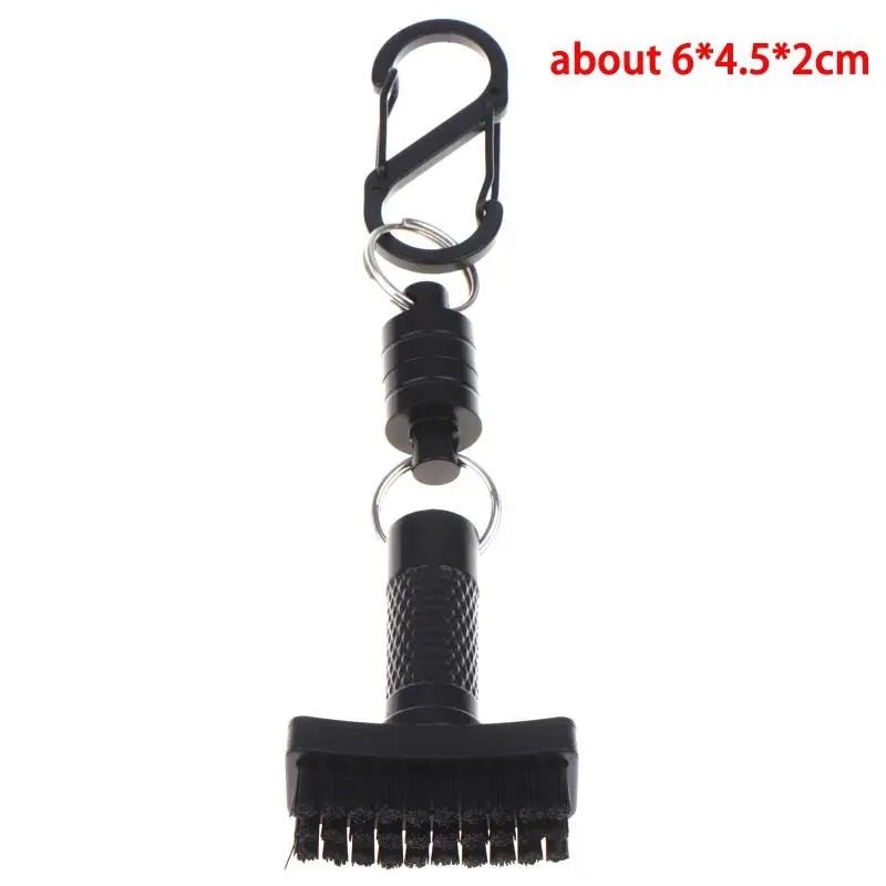Mini Golf Club Cleaning Brush Groove Cleaner Portable Quick-Release Golf Accessories For Outdoor Golf Sports