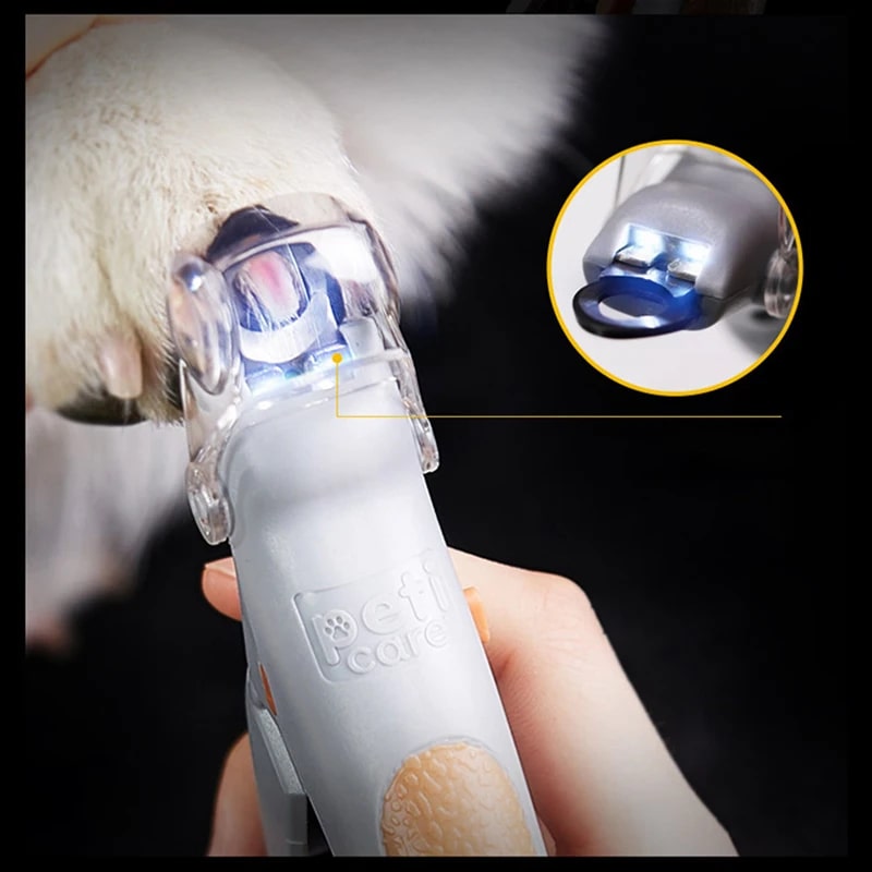 LED Light Pet Nail Clipper | With Amplification Function | Dog Cat Special | Nail Trimmer Tool | Pet Grooming Cleaning Supplies