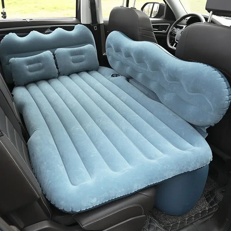 Car travel bed, automatic inflatable mattress, sleeping pad, inflatable backrest bed, outdoor cushion, camping sofa bed, car accessories