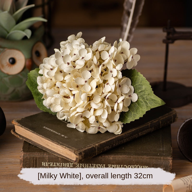 Artificial Hydrangea Silk Single Plastic Artificial Flower Shop Decoration Flower Arrangement Wedding Artificial Flower