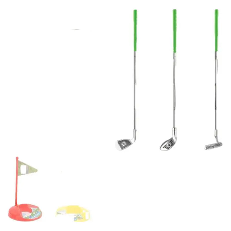 1 Set Children's Golf Club Set Outdoor Sports Toys Sports Games Competitive Indoor Interactive Retractable Golf Club Set Toys