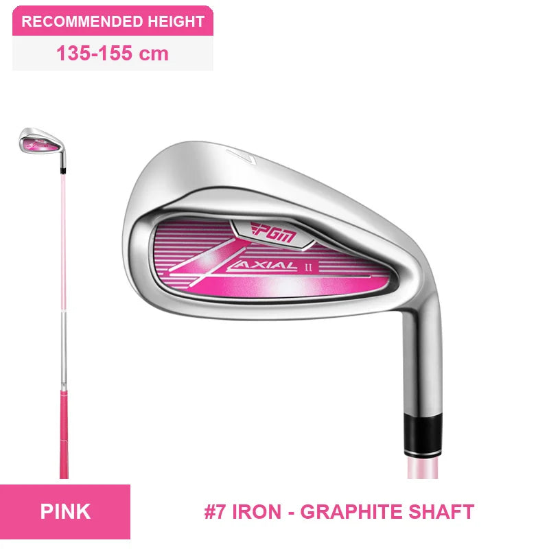 Kids Golf Club Junior #7 Iron Graphite Shaft for Boys Girls Beginner Practice 95-155cm