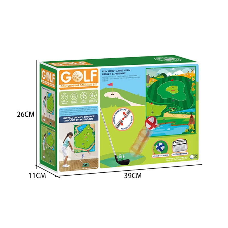 Children's Toys | Upgraded Version of the Children's Golf Cart Toy Set (Including 16 Balls | 1 Golf Ball Board and 1 Mat)
