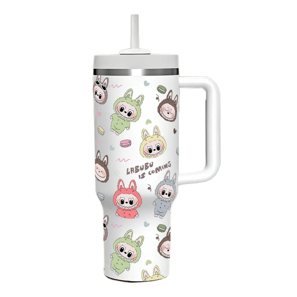 40oz Fairy-themed Insulated Car Tumbler - Ice & Heat Retaining Stainless Steel Cup