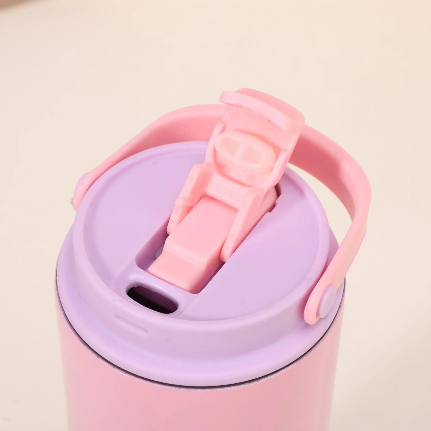 30OZ Stitch High-capacity Vacuum Cup Anime Stainless Steel Auto Cup Gradient Color Outdoor Portable Handheld Straw Cup