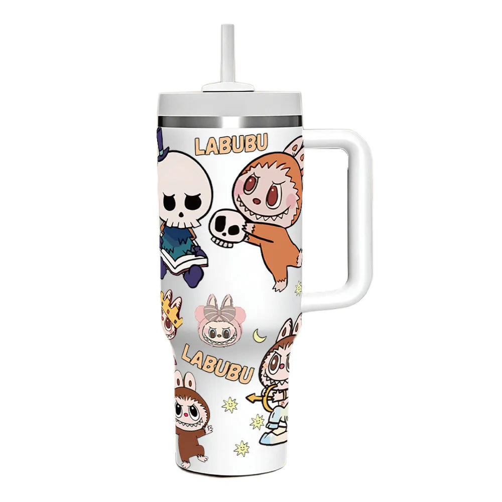 40oz Fairy-themed Insulated Car Tumbler - Ice & Heat Retaining Stainless Steel Cup